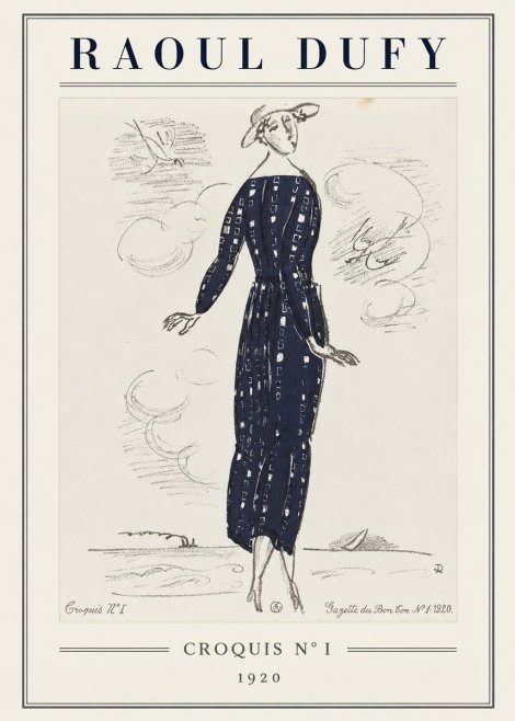 Raoul Dufy Croquis N° I · 1920 No5 - Juliste