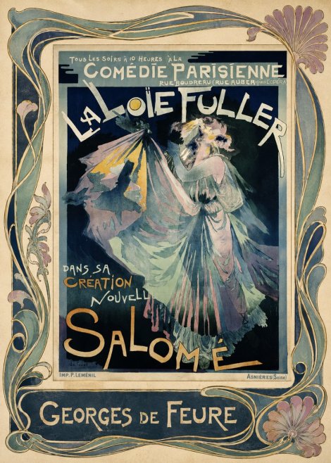 Georges de Feure La Loïe Fuller - Salomé I No1 - Juliste