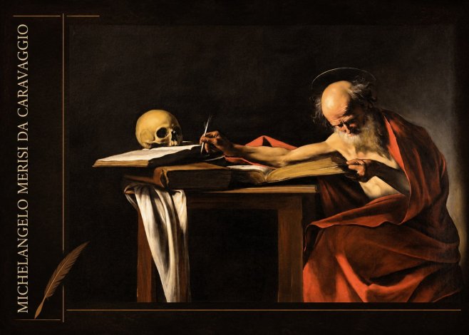 Michelangelo Merisi da Caravaggio Saint Jerome Writing II No2 - Juliste