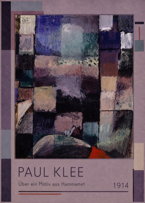 Paul Klee Über Ein Motiv Aus Hammamet No1 - Juliste
