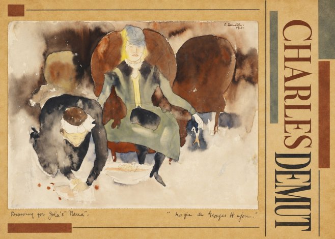 Charles Demuth Drawing for Zola's "Nana" No2 - Juliste