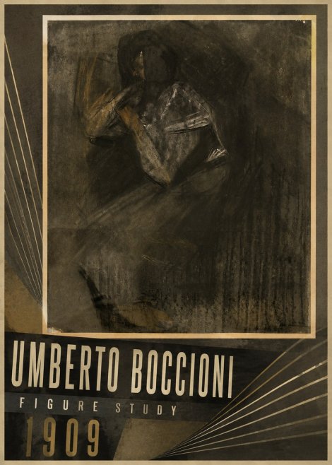 Umberto Boccioni Figure Study I No3 - Juliste