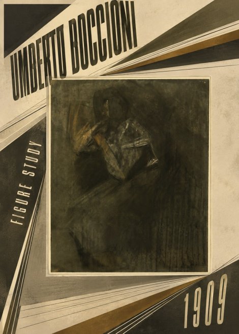 Umberto Boccioni Figure Study I No5 - Juliste