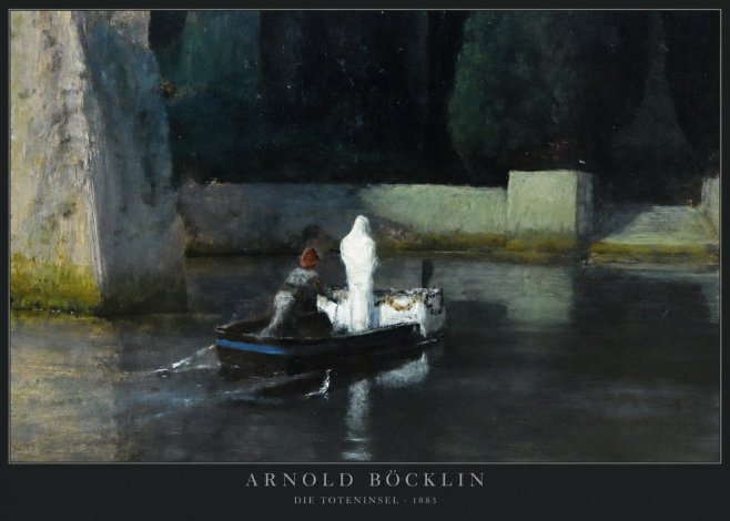 Arnold Böcklin Die Toteninsel IV No2 - Juliste