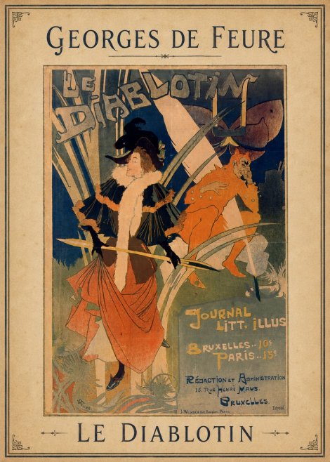 Georges de Feure Le Diablotin II No3 - Juliste