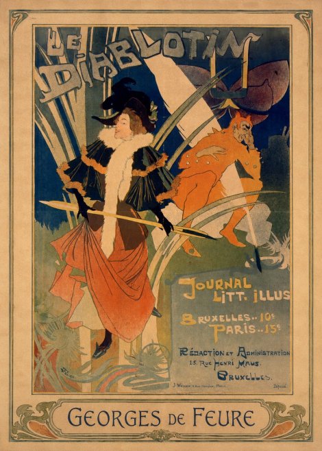 Georges de Feure Le Diablotin II No4 - Juliste