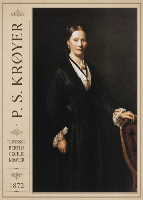 P.S. Krøyer Professor Bertha Cecilie Krøyer No2 - Juliste