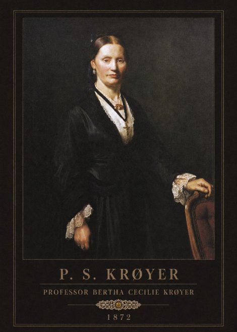 P.S. Krøyer Professor Bertha Cecilie Krøyer No3 - Juliste