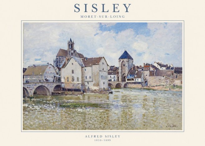 Sisley Moret-sur-loing No1 - Juliste