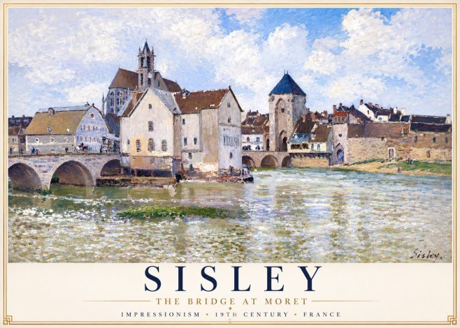 Sisley Moret-sur-loing No2 - Juliste