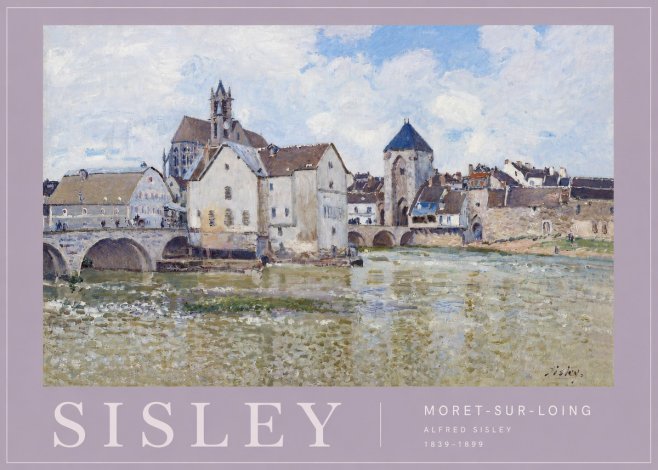Sisley Moret-sur-loing No4 - Juliste