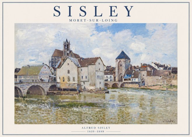 Sisley Moret-sur-loing No6 - Juliste