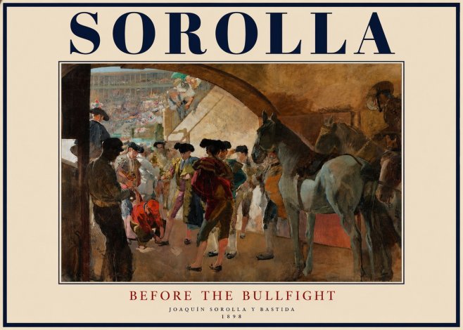 Sorolla Before the Bullfight No3 - Juliste