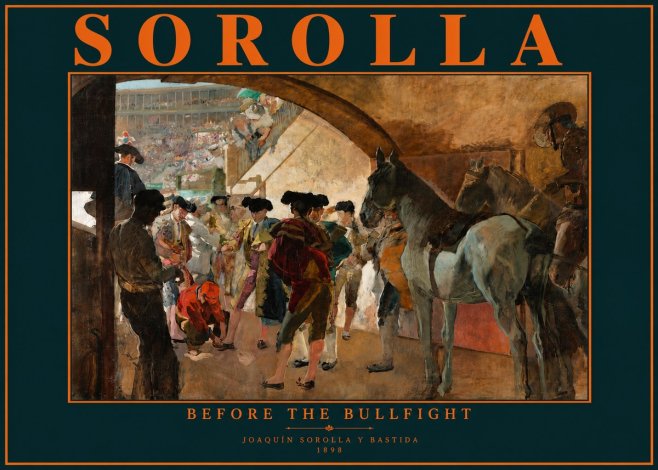 Sorolla Before the Bullfight No6 - Juliste