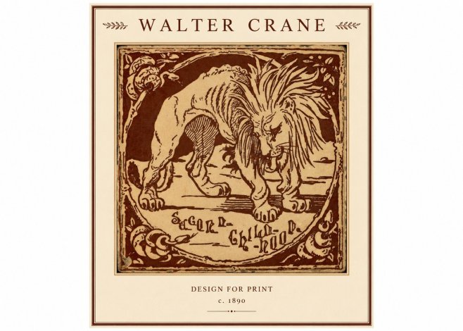 Walter Crane Sacred Childhood No1 - Juliste