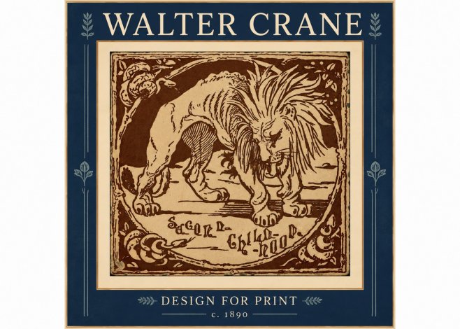 Walter Crane Sacred Childhood No4 - Juliste