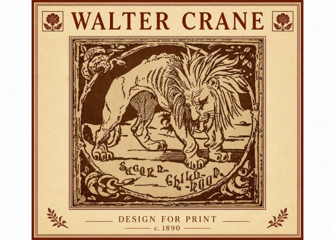 Walter Crane Sacred Childhood No6 - Juliste