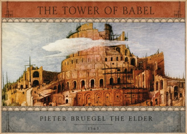 Pieter Bruegel The Tower of Babel XI No3 - Juliste