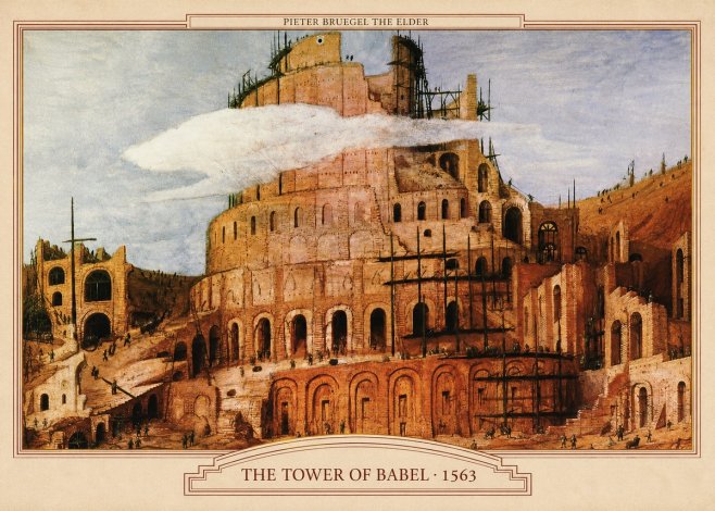 Pieter Bruegel The Tower of Babel XI No5 - Juliste