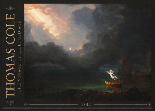 Thomas Cole The Voyage of Life: Old Age III No3 - Juliste
