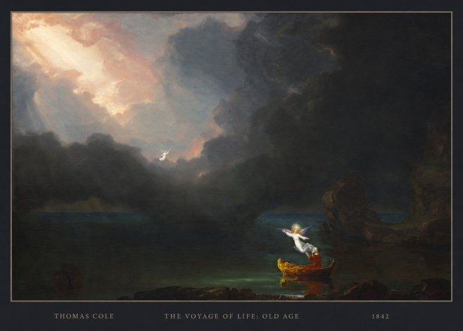 Thomas Cole The Voyage of Life: Old Age III No4 - Juliste
