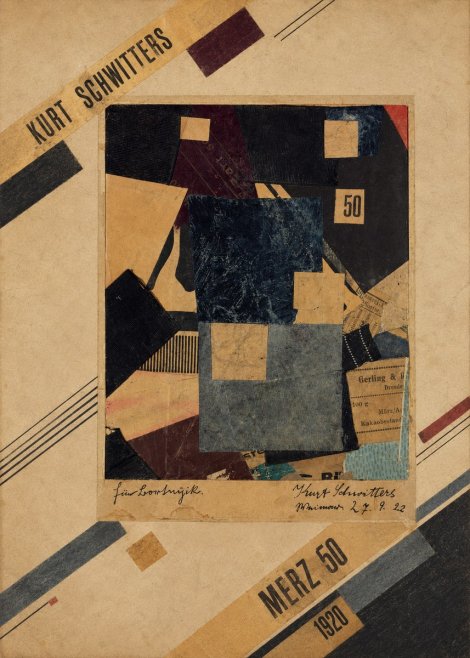 Kurt Schwitters Merz 50 No4 - Juliste