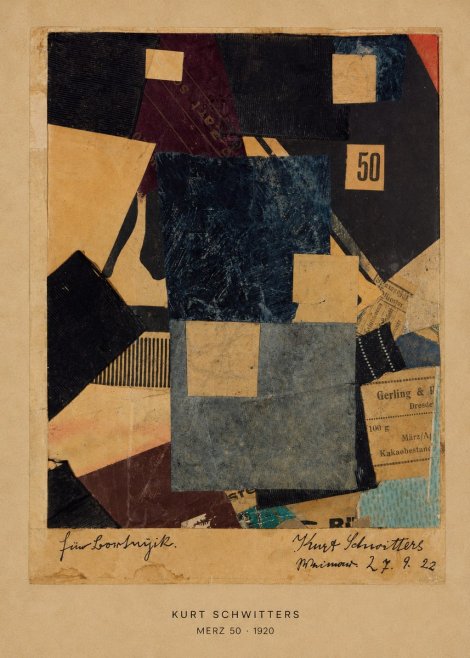 Kurt Schwitters Merz 50 No6 - Juliste