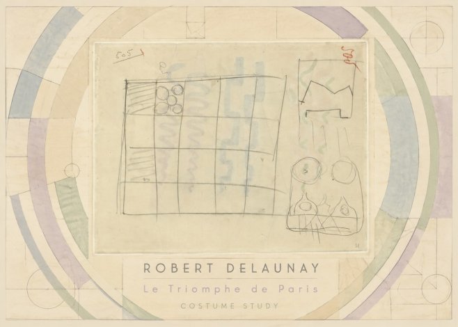 Robert Delaunay Le Triomphe De Paris - Costume Study No3 - Juliste
