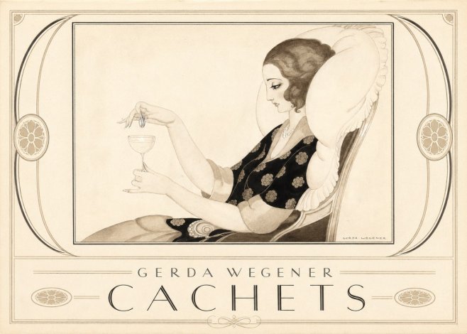 Gerda Wegener Cachets No1 - Juliste