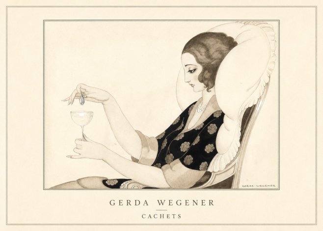 Gerda Wegener Cachets No4 - Juliste