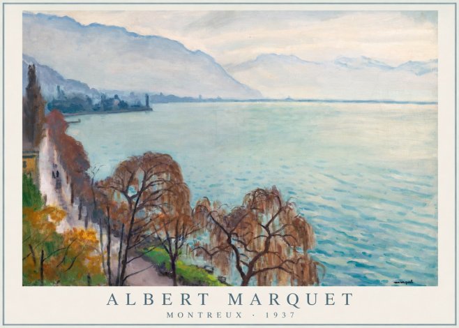 Albert Marquet Montreux No1 - Juliste
