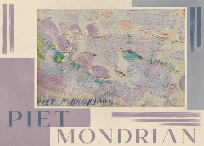 Piet Mondrian Abstract Composition No6 - Juliste