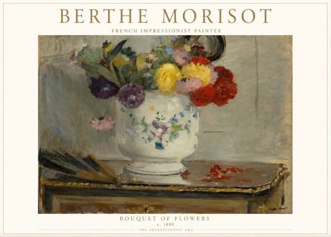 Berthe Morisot Bouquet of Flowers No1 - Juliste