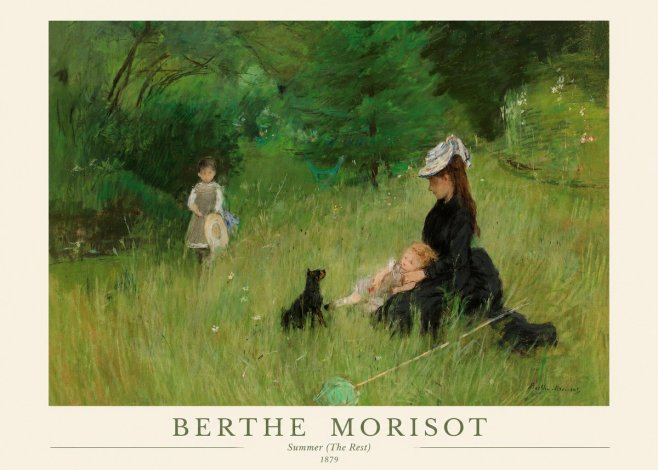 Berthe Morisot Summer (the Rest) No1 - Juliste