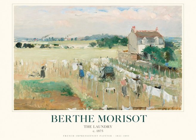 Berthe Morisot The Laundry No1 - Juliste