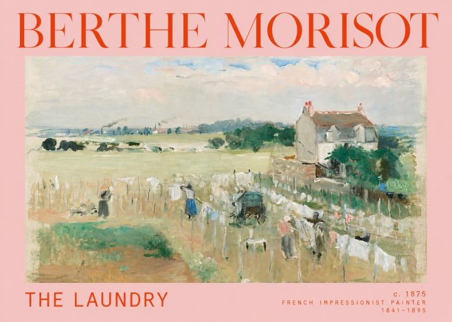 Berthe Morisot The Laundry No3 - Juliste