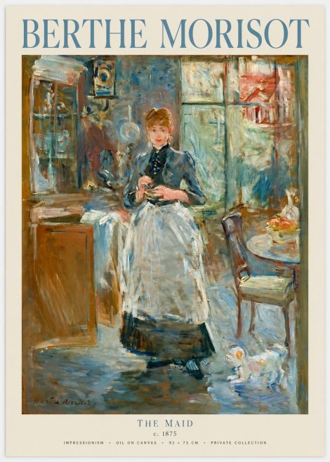 Berthe Morisot The Maid No1 - Juliste