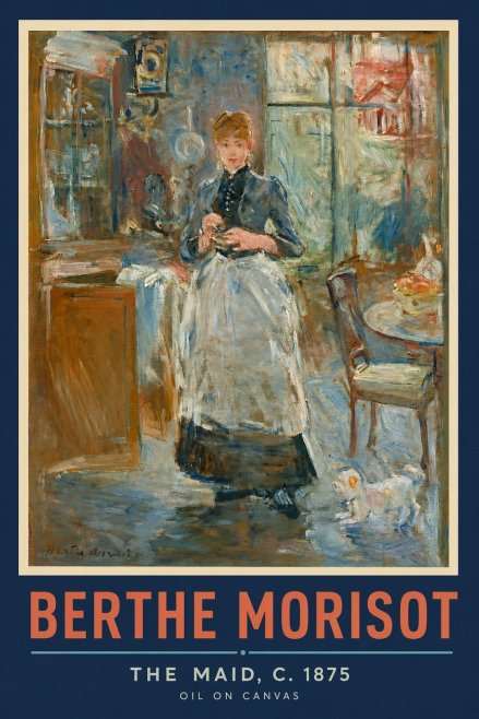Berthe Morisot The Maid No2 - Juliste