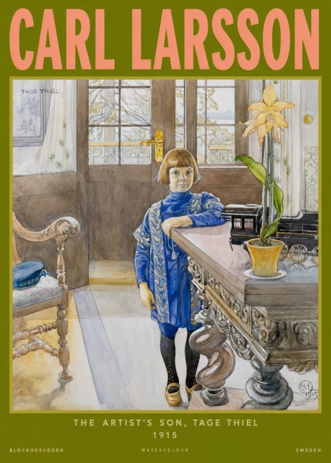 Carl Larsson The Artist's Son, Tage Thiel No2 - Juliste