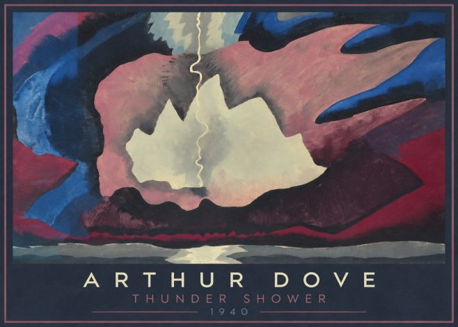 Arthur Dove Thunder Shower No1 - Juliste