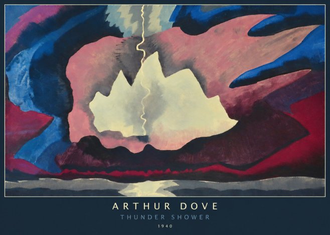 Arthur Dove Thunder Shower No6 - Juliste