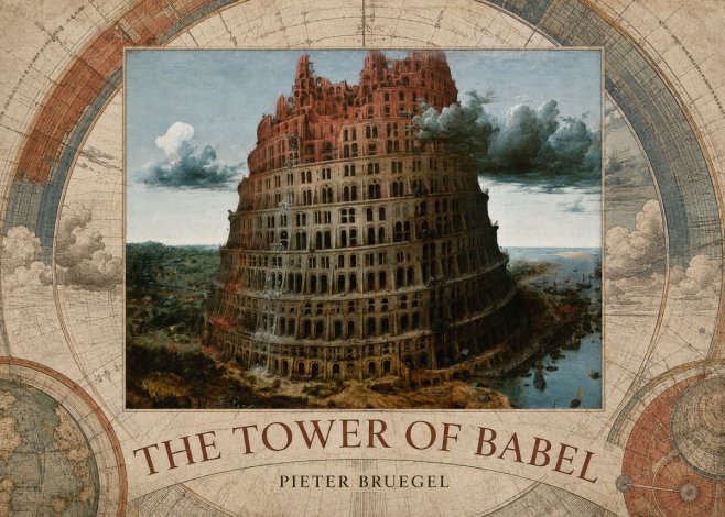 Pieter Bruegel The Tower of Babel XII No5 - Juliste