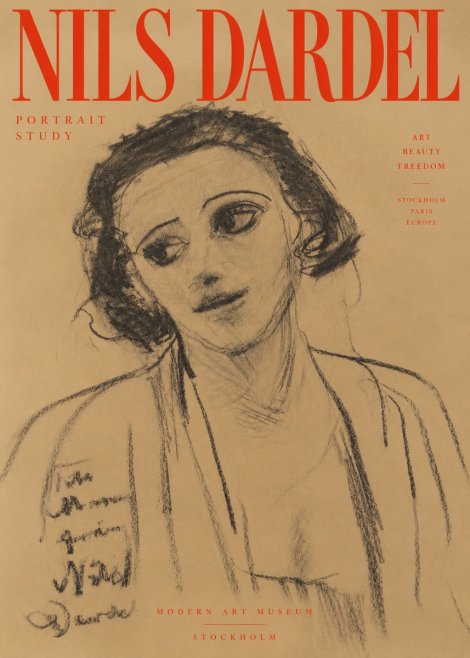 Nils Dardel Portrait Study No2 - Juliste