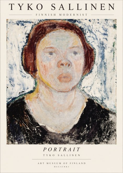 Tyko Sallinen Portrait I No1 - Juliste
