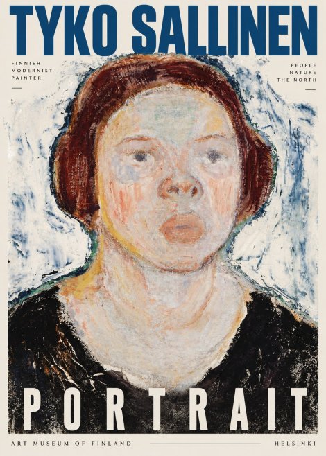 Tyko Sallinen Portrait I No3 - Juliste