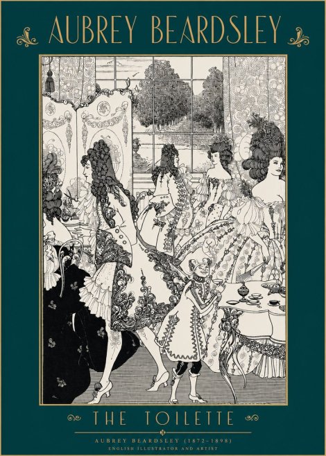 Aubrey Beardsley The Toilette No2 - Juliste