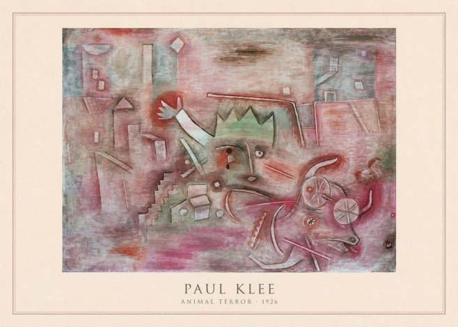 Paul Klee Animal Terror No4 - Juliste