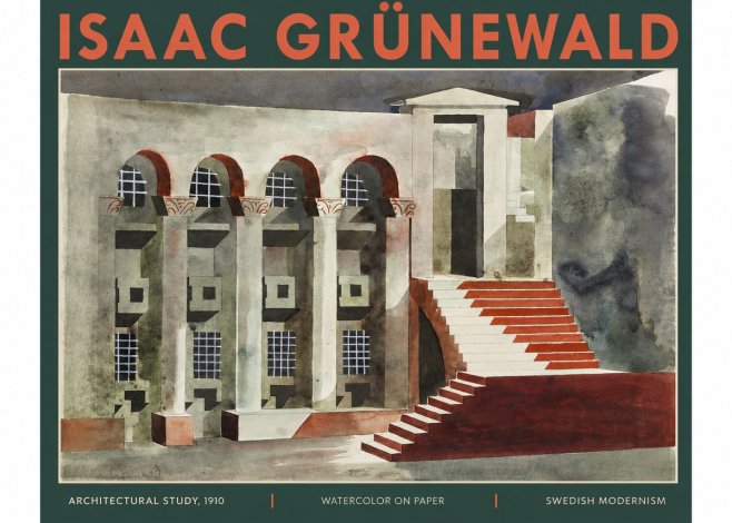Isaac Grünewald Architectural Study, 1910 No2 - Juliste
