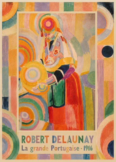 Robert Delaunay La Grande Portugaise II No4 - Juliste