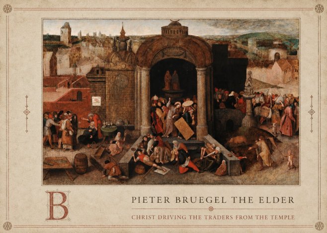 Pieter Bruegel Christ Driving the Traders from the Temple No4 - Juliste